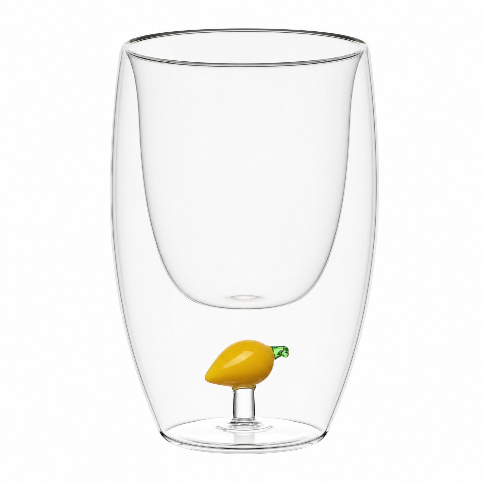 Custom Double Wall Glass Cup with 3D Lemon Figurine – Premium Insulated Tumbler - Image 6