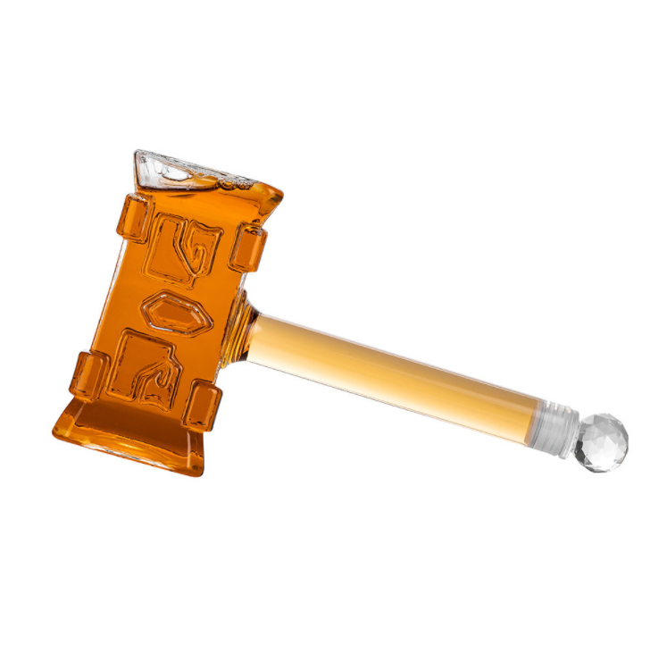 Hammer glass decanter 4